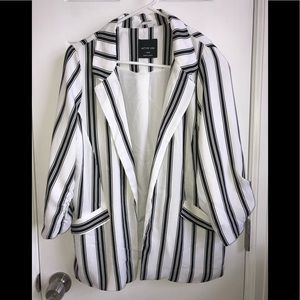 Active USA Striped Blazer Size Large